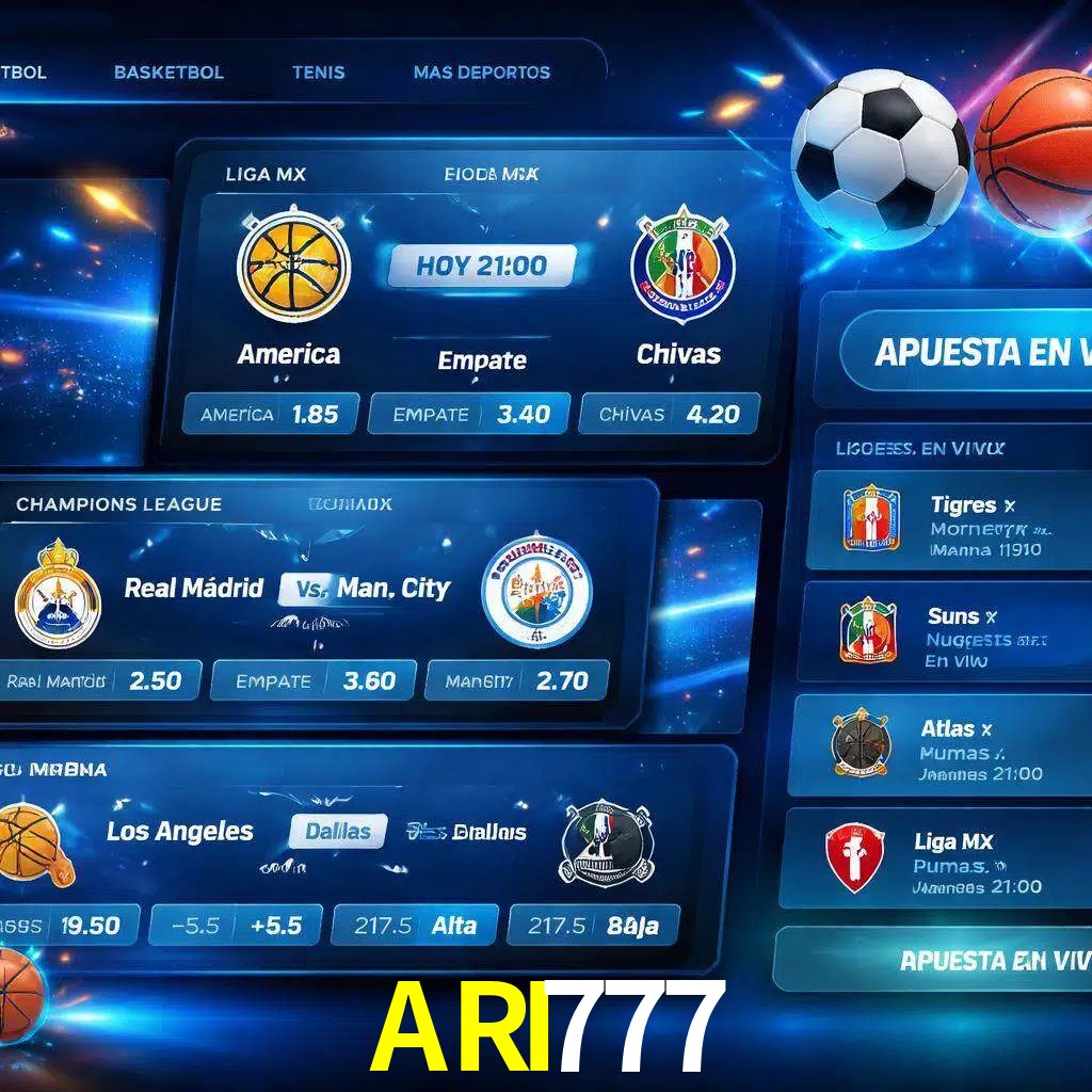 Mercados de apuestas deportivas ARI777 para jugadores en México