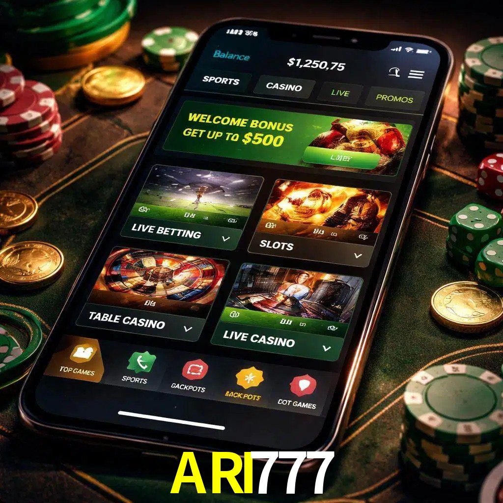 Diseño de juegos móviles ARI777 para usuarios en México